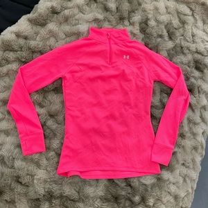 Under Armour Hot Pink Quarter Zip Pullover